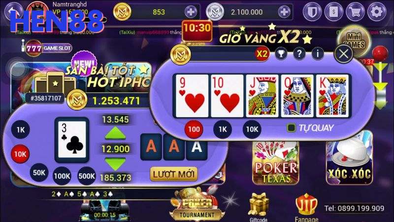 Người chơi phải tính toán để chọn mức cược slot game phù hợp với bản thân